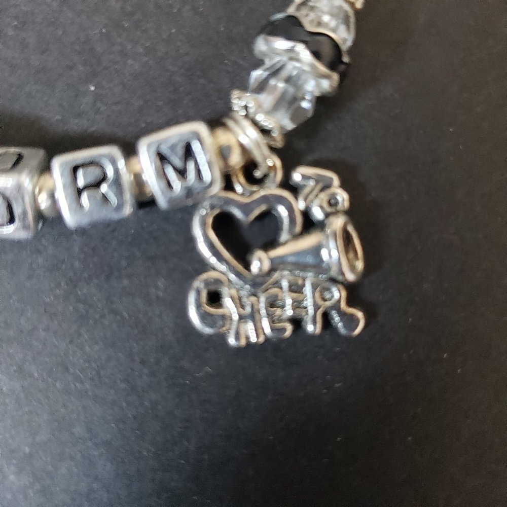 Cheerleader Custom Made Bracelet "STORM" Young Girl - Picture 4 of 7